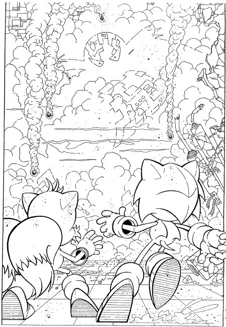 Kids-n-fun.com | 20 coloring pages of Sonic X
